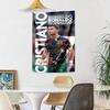 Cristiano Ronaldo Nástěnná dekorace Gobelín Umění Pro památku mazlíčka Narozeniny Svatba Pozadí pro párty Rodinný dárek
