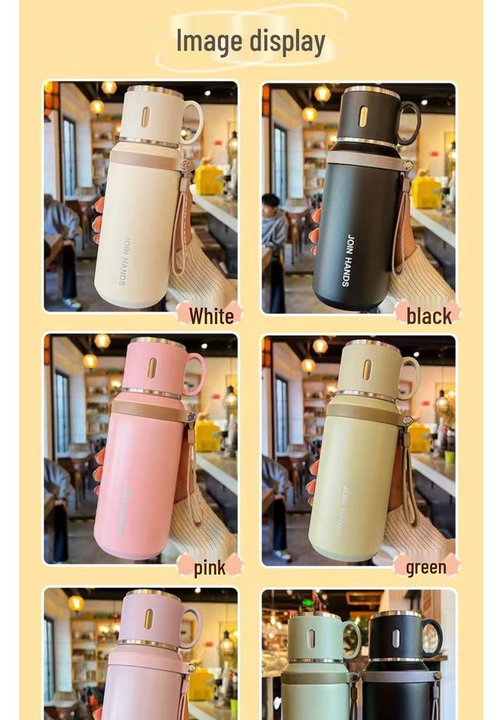 316 Stainless Steel Large Outdoor Thermos Cup for Tea and Water, Portable for Men, Women, and Students