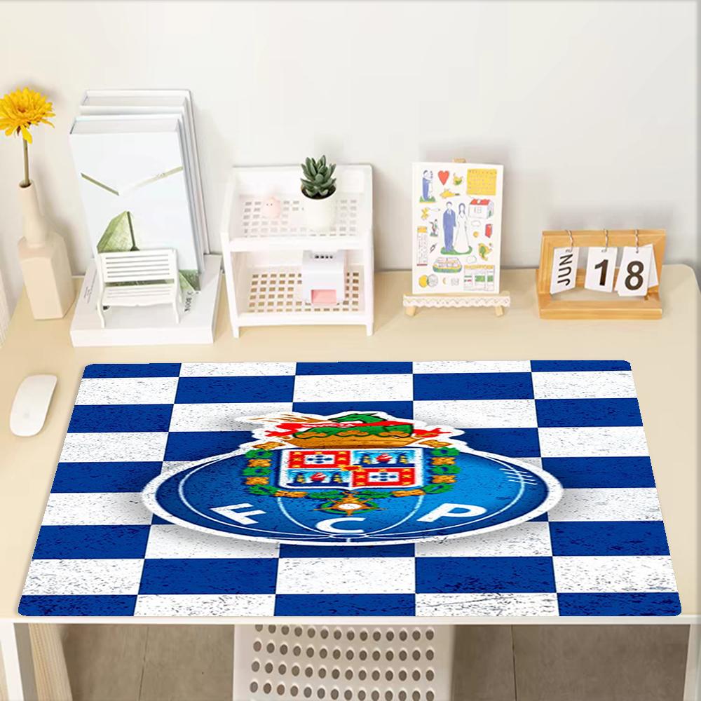 FC Porto Theme Mouse Pad, Non Slip Rubber Base, Multifunctional Office & Home Decor, Perfect for Workspace Personalization.