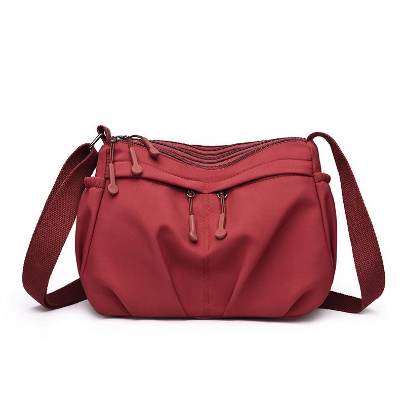Crossbody Bag - Simple Design, Large Capacity, Multi-layered, Lightweight, Single-shoulder Bag