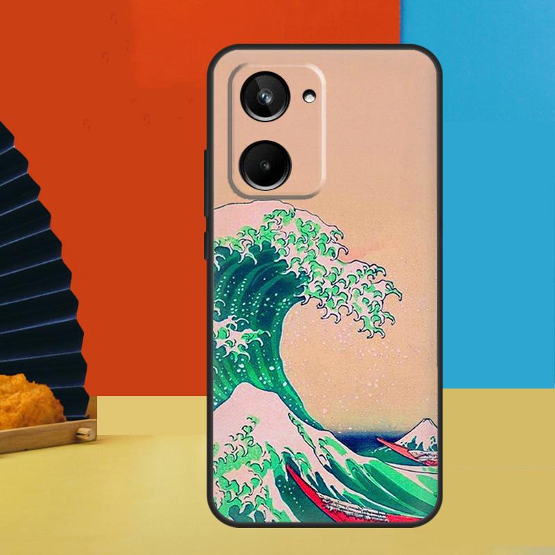 Japanese Great Wave of Kanagawa For Realme 15 Pro 10 11 12 13 14 Pro Plus GT6 GT7 C51 C53 C55 C61 C63 C65 C67 C71 C75 Case