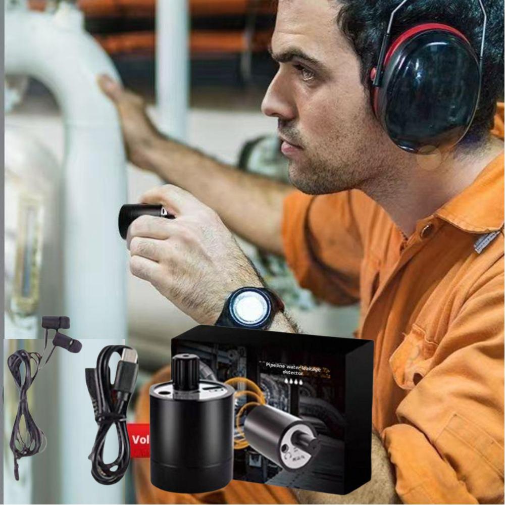 Water Mains Leak Detector Underground Mains Leak Monitor Water Mains Leak Detector kit Sound Detection for Indoor and Outdoor