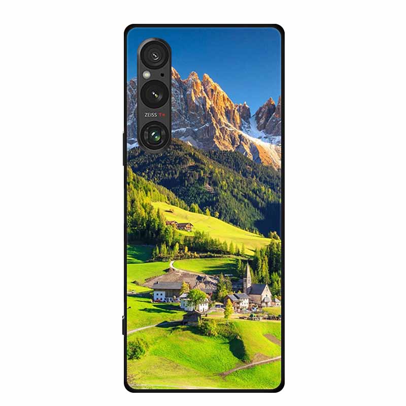 Etui na Sony Xperia 1 VI, luksusowe, miękkie silikonowe etui z TPU na tył telefonu Sony Xperia 1 VI 5G, urocze, odporne na wstrząsy, z motywem kwiatów i kreskówek