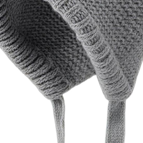 Women Retro Knitted Hat Winter Warm Rhombus Pattern Hat Big Head Sized No Brim Hat for Daily Outings Parties Dating