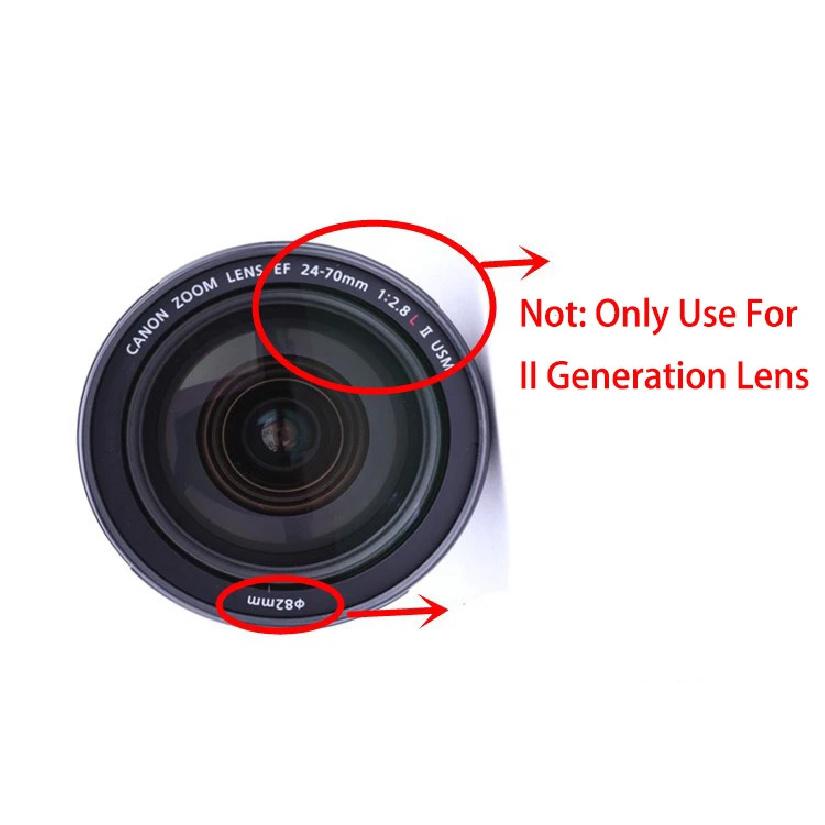 Pare-soleil EW-88C 82mm ew 88C EW88C Réversible Accessoires d'Objectif d'Appareil Photo pour Objectif Canon EF 5DIII 6D EF 24-70mm f/2.8L II USM