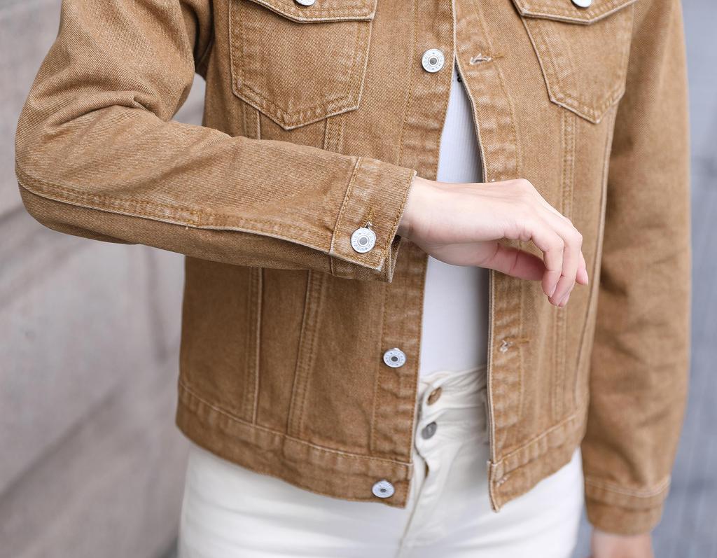 Hanmall Short Denim Loose Spring 10 Colors Women's Jacket, Oversized, Fit, Outfit,