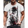 Men's fashionable 3D printed T-shirt, suitable for everyday casual wear, machine washable.