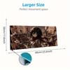 Attack On Titan Print  Cushion Non-slip Laptop Tablet Big Mousepad XXL Mat Mini PC Playmat With Lock Edge