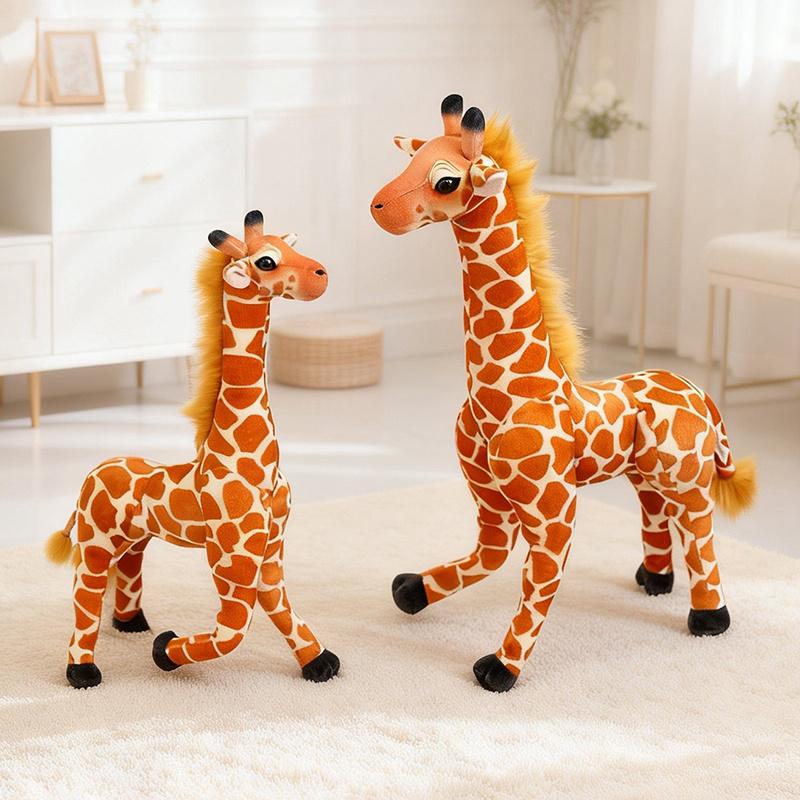 Kawaii Real Life Giraffe Plush Toys Stuffed Animal Doll Soft Kids Children Baby Birthday Gifts Room Decor 30-90cm