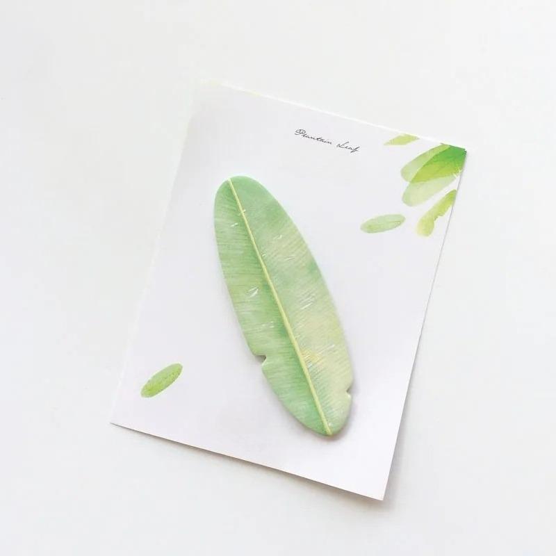 30 Pcs Leaf Sticky notes Planner to do list Planner Take notes messages memo pad Stationery office supplies