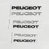 2026 Horká nálepka na auto ABS nálepka s písmeny na auto Zadní emblém kufru Příslušenství pro Peugeot 206 208 307 308 408 2008 3008 406 407 107