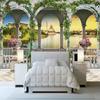 European Style Roman Column 3D Wallpaper Natural Scenery Photo Wall Mural Living Room TV Sofa Background Wall Mural