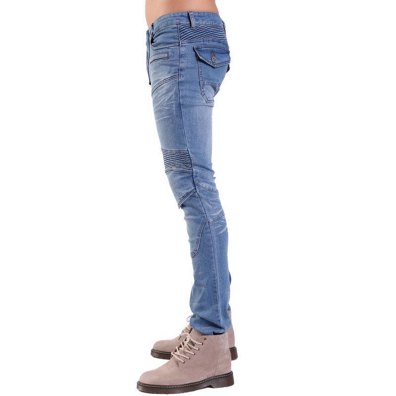 Men's Four-Season Off-Road Motorcycle Casual Stretch Jeans PK-718