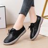 New Leather Loafers Women Spring Autumn New Designer Shoes for Women Lanyard Soft Base Casual Oxfords Mujer Shoes