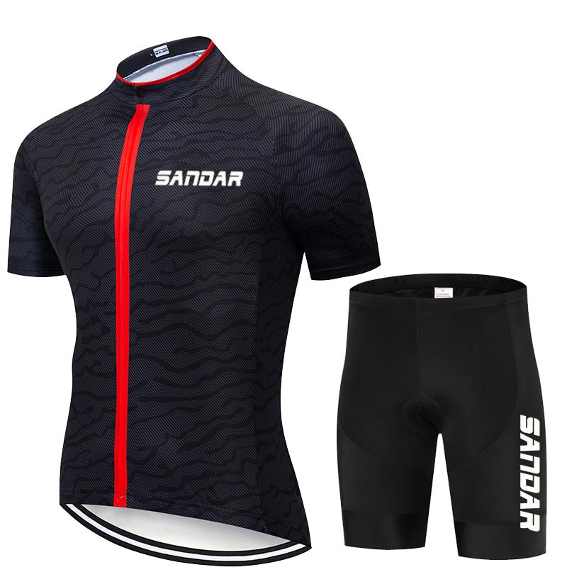 Cycling Jersey Set 2025 Men's Cycling Set Summer Outdoor Sport MTB Bicycle Wear Clothing Breathable Bike Cycling Clothes