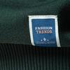 2026 Solid Color Pure Cotton Pullover with Male Standing Collar, Sliding Zipper, Form-fitting Men's Knitted Shirt Top