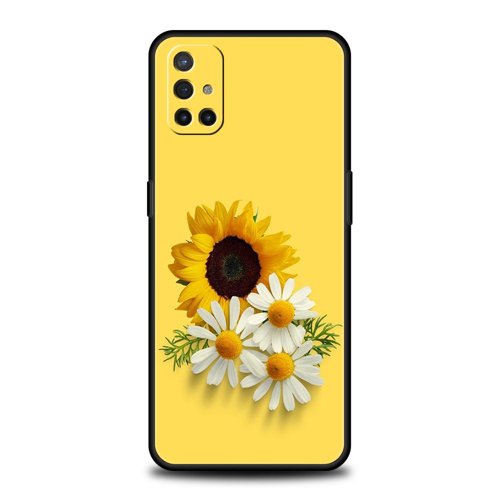 Sunflower Phone Case for Oneplus 11 10T Nord N100 N10 10 7 8 9 9R 7T 8T N200 CE 2 9RT Pro 5G Silicone Cover Shell Capas Bags TPU