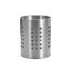 Silver Stainless Steel Chopsticks Cage Hollowed Tableware Storage Tube Chopstick Basket  Knives