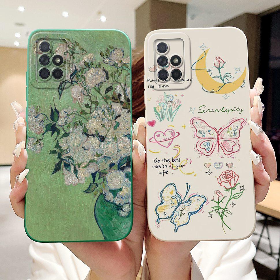 For Samsung Galaxy A71 Case Cute Panda Ultra Slim Soft TPU Back Cover Case For Samsung A71 A715F 4G Full Cellphone Phone Case