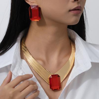 Mode Halsketten für Damen Schmuck Set