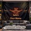 Wall Hanging Tapestry Custom NameDAF Pattern Personalized Printed Fabric Wall Decor
