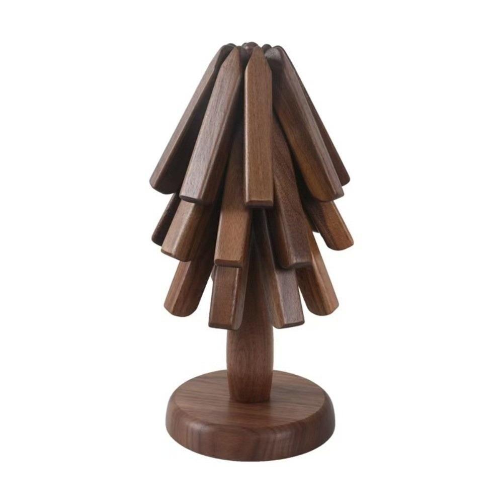 Tree Shaped Placemat Heat Resistant Trivet Artful Insulation Mat Home