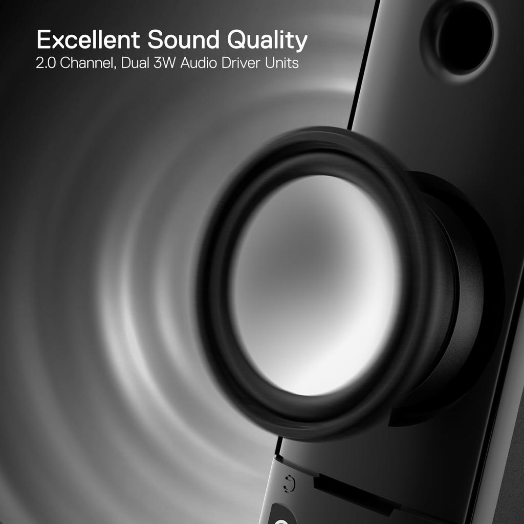 Redragon GS550 PC Gaming Channel Soundbar for Desktop Compact and Controllable Headphone Red USB Cable Included Speakers, 2.0 Computers, Size, Jack,