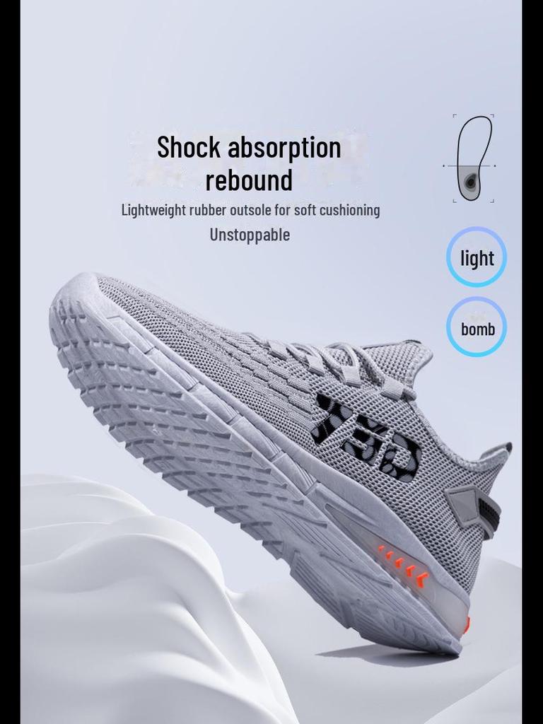 Men's 2024 Cross-Border Breathable Low-Top Sports Shoes - Comfortable, Fashionable Outdoor Casual Footwear