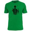 Mens Fishing Club Skeleton T shirt Angling Rod