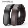 Men's 3.5CM Wide Two-Layer Cowhide Leather Belt Strap Without Buckle