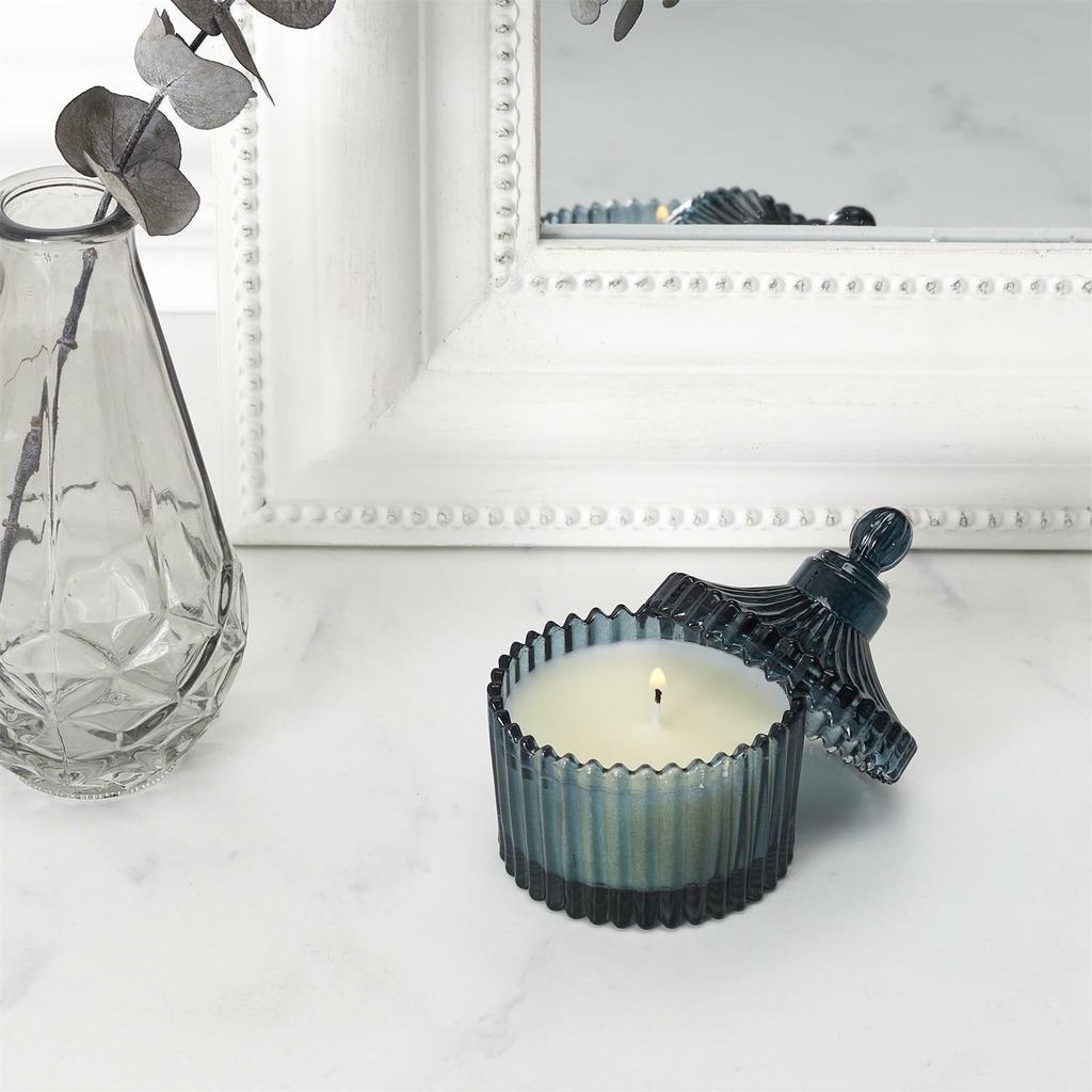 SCENTED CANDLE made of bohemian glass, FLOWER