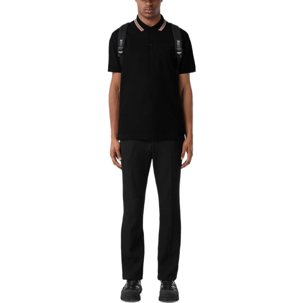 Burberry SS22 Polo Shirt Men's Black 80537731