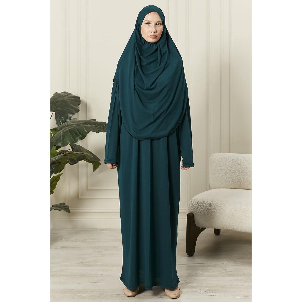 100% Cotton Combed Prayer Dress With Headscarf