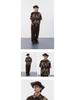 Men's Japanese Retro Short Sleeve Shirt - Thin, Classic Aesthetic with Full Print for Spring and Summer