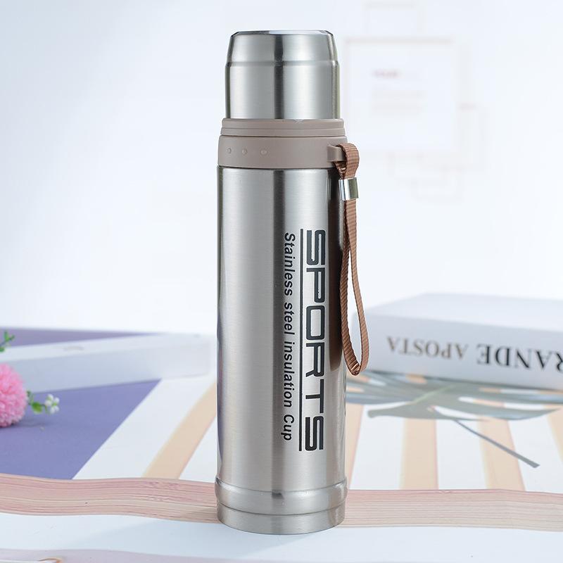 New large-capacity simple 304 bullet stainless steel thermos cup men's and women's outdoor sports kettle