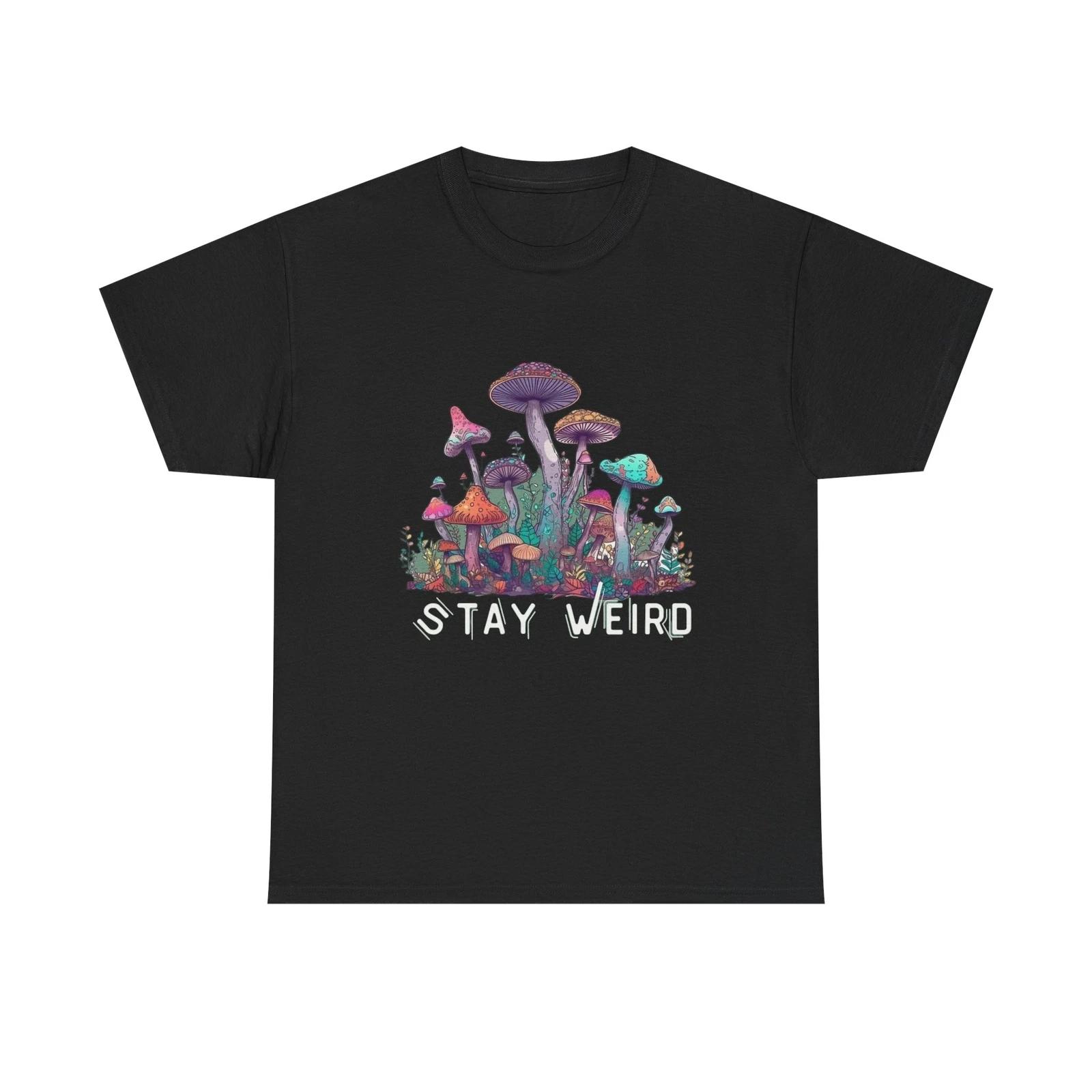 Men s and Women s T-shirts Trippy Mushroom Hunter XS