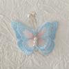 10Pcs 3D Mesh Pearl Butterfly Appliques Double-layer Chinese Style Butterfly Embroidered Patches Cloth