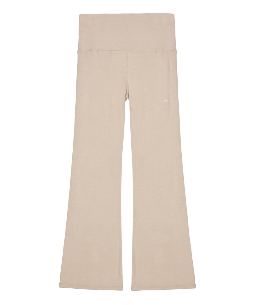 Nigaennikol Folding Boots Cut Pants_Beige