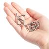 8/16/24pcs Metal Wire Brain Teaser Puzzle Set - IQ Challenge DisentanglementGames for Adults  Party Favors Birthday Gifts