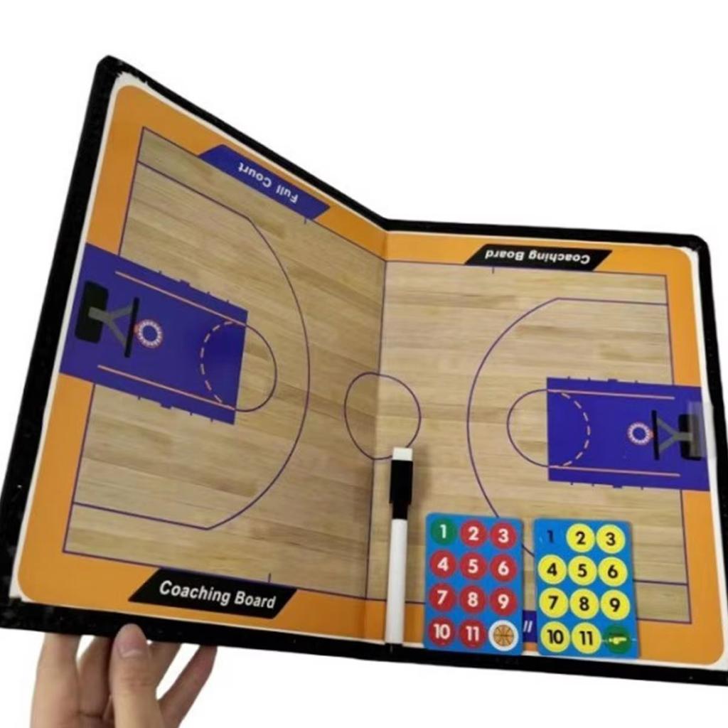 1PC Football Basketball Tactical Board Foldable Wipeable Coaching Board Training Equipment