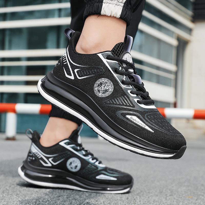 Spring and summer new men's shoes breathable mesh sports shoes couple casual shoes youth non-slip luminous running shoes men