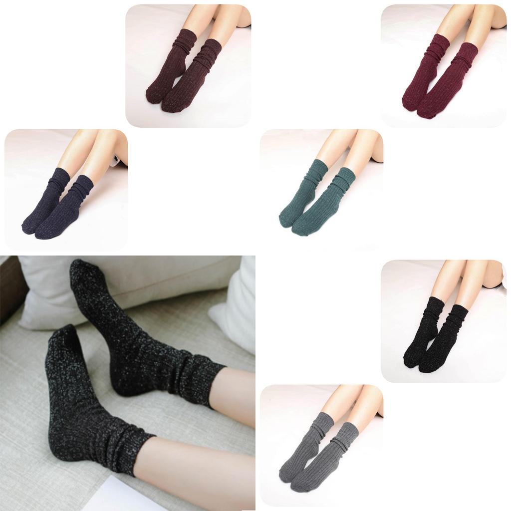 Vintage Style Japanese Cotton Crew Socks For Women Soft And Cozy Fall Winter