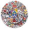 120-Piece Waterproof Chinese Opera Face Painting Phone Stickers and Decorative Storage Box