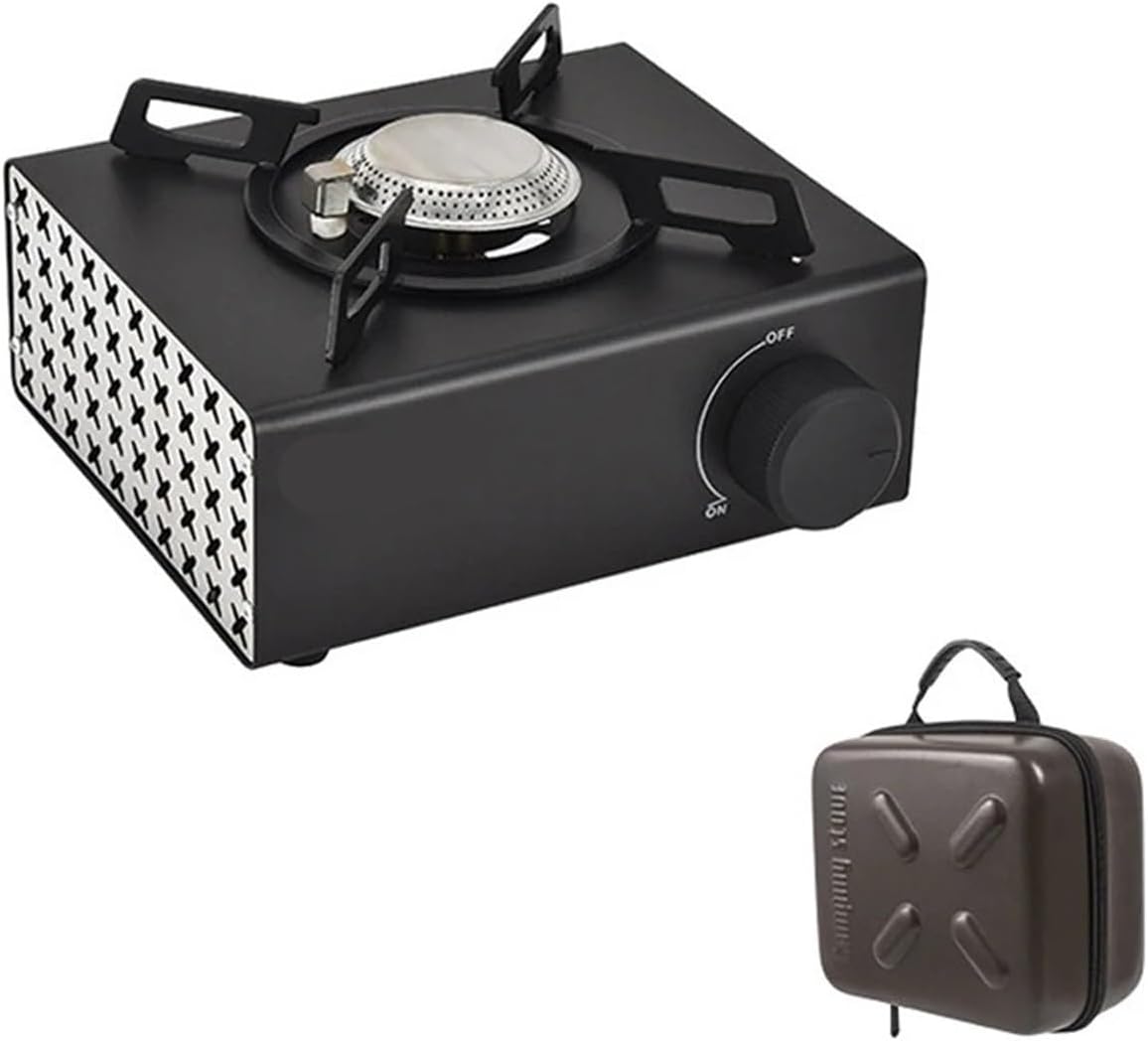 

2000 Вт Высокомощные металлические печи для кемпинга на открытом воздухе Портативная печь для пикника и барбекю Приготовление пищи Посуда Печь с сумкой для хранения
