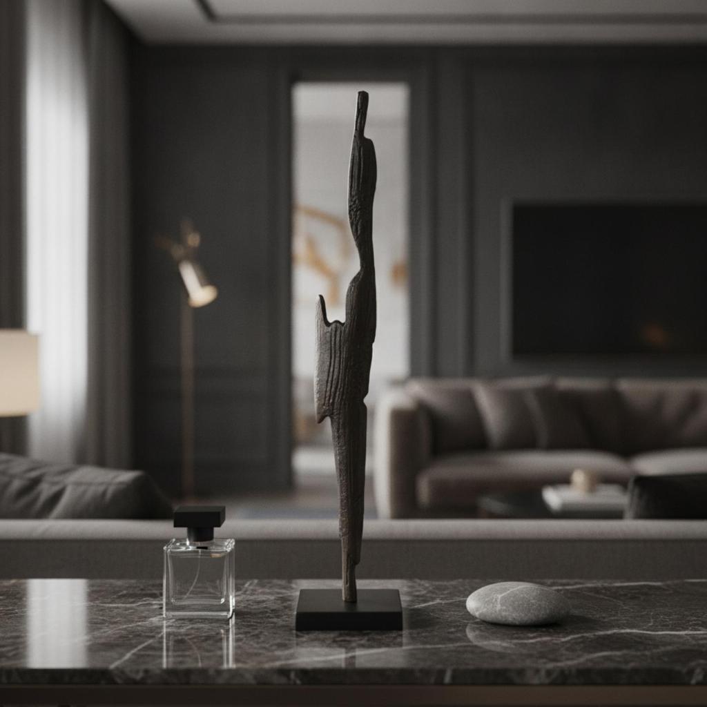 Abstract Sculpture Lustrous Table Centerpiece Creative for Living Room, Entryway