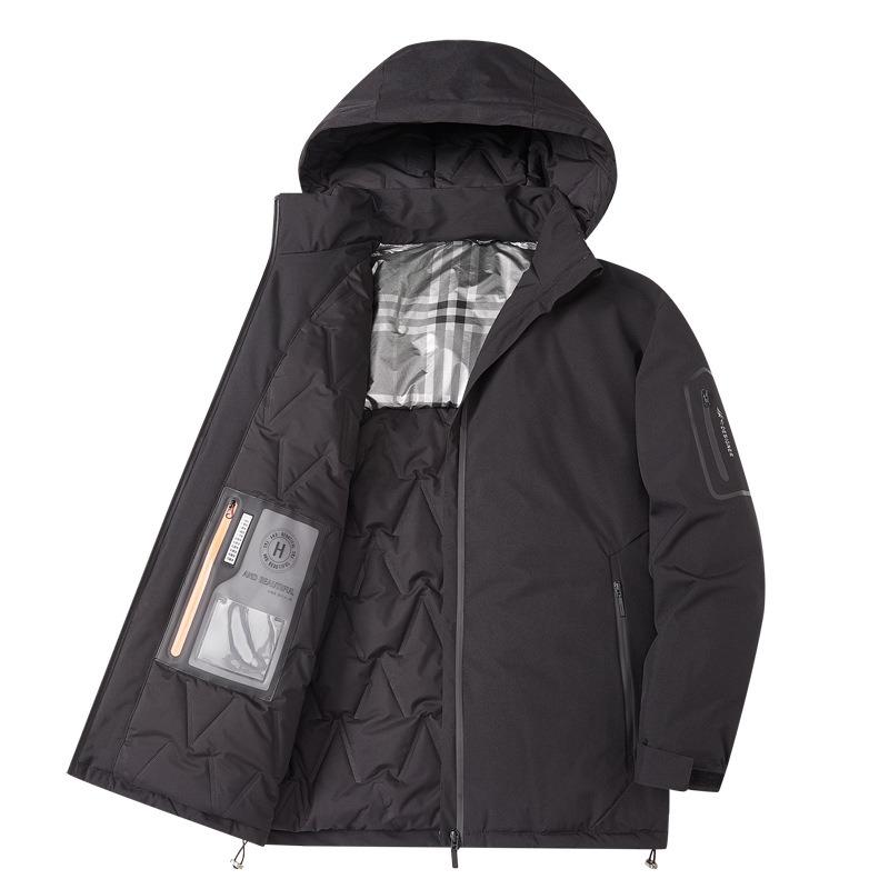 Winter Cotton-padded Clothes Men's Large Size Loose Casual Cotton-padded Clothes Trendy Hooded Sports Bread Clothes Graphene Thermal Clothes