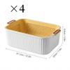 1/2/4Pcs Fruit Vegetable Drain Storage Basket Plastic Double-Layer Storage Box With Handle Multifunctional Kitchen Organizer