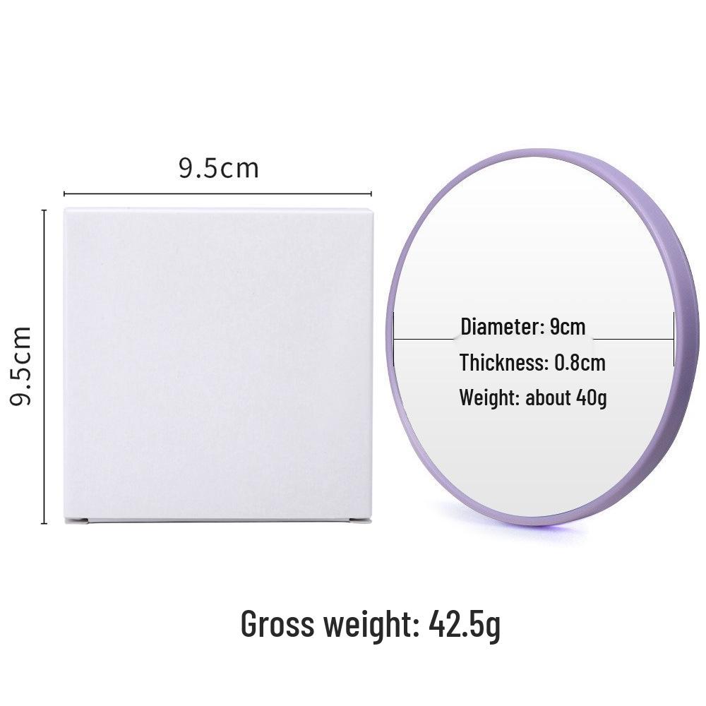 Lusterko powiększające z przyssawką 5x/10x/15x: Narzędzie kosmetyczne wysokiej rozdzielczości do makijażu, usuwania zaskórników i wyciskania pryszczy