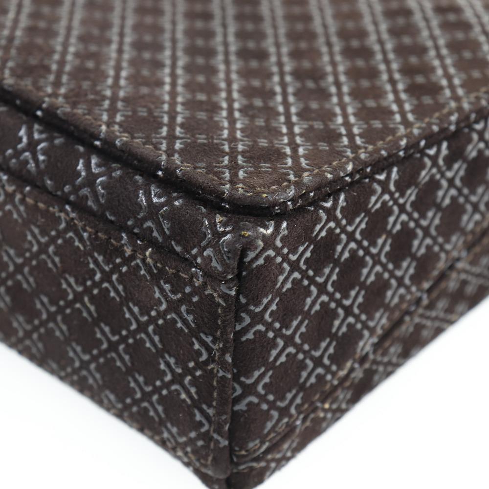 Salvatore Ferragamo ChainShoulder Shoulder Bag AQ-21 8761 Brown Brown/SilverHardware Leather Women Used