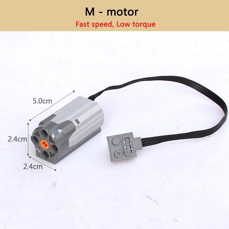 Building Block Motor Lithium Battery Functions Toys Tool Servo Remote Motor PF Model Sets Compatible with Lego High-tech Parts